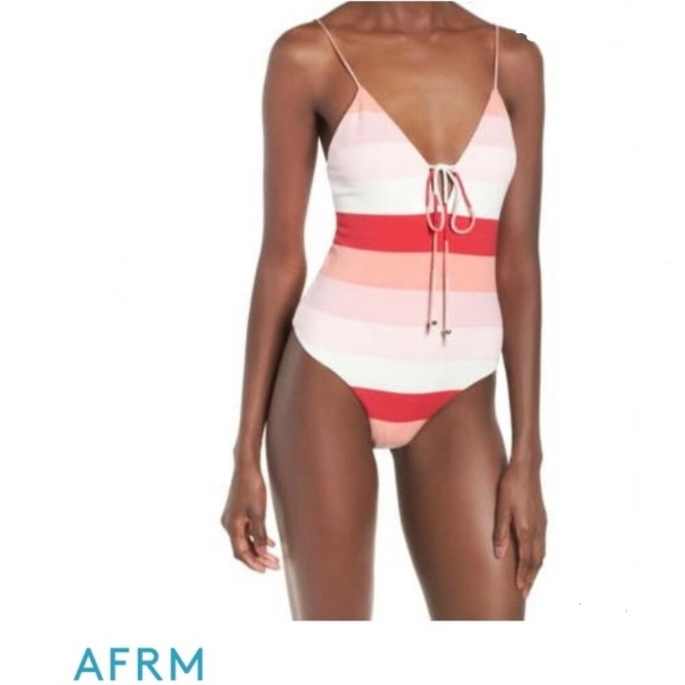 AFRM Striped Bodysuit